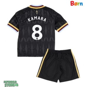 Aston Villa Boubacar Kamara #8 Replika Babytøj Udebanesæt Børn 2026-27 Kortærmet (+ Korte bukser)